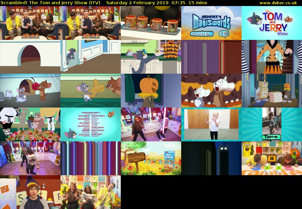 Scrambled! The Tom and Jerry Show (ITV) Saturday 2 February 2019 07:35 - 07:50