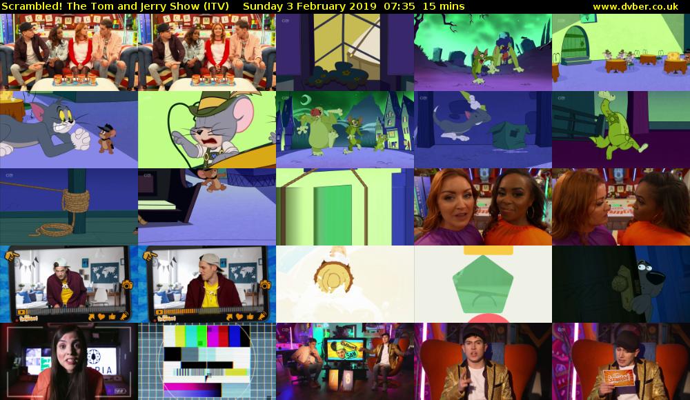Scrambled! The Tom and Jerry Show (ITV) Sunday 3 February 2019 07:35 - 07:50