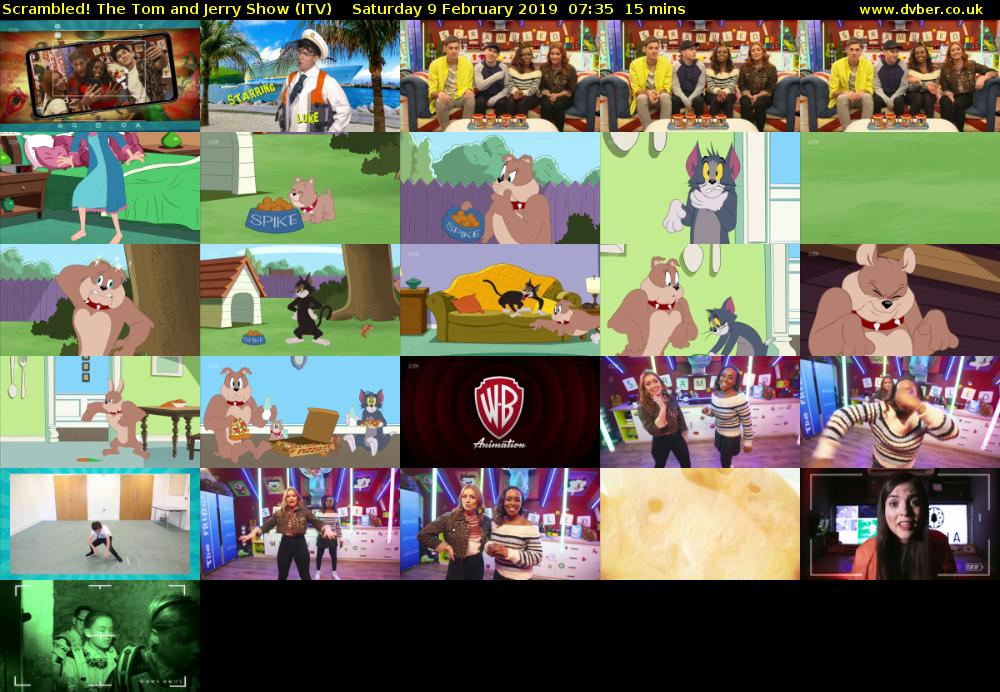 Scrambled! The Tom and Jerry Show (ITV) Saturday 9 February 2019 07:35 - 07:50