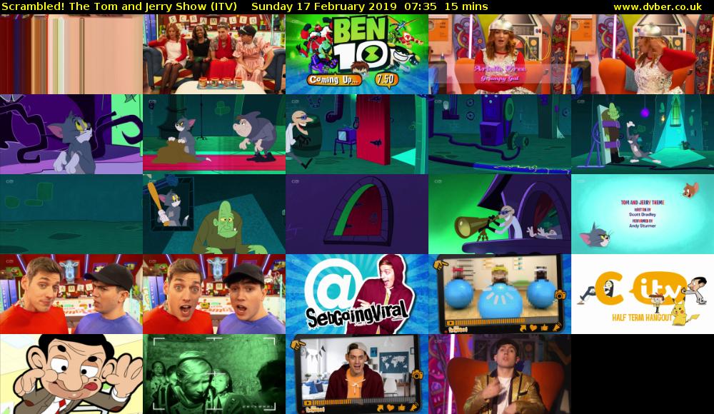 Scrambled! The Tom and Jerry Show (ITV) Sunday 17 February 2019 07:35 - 07:50