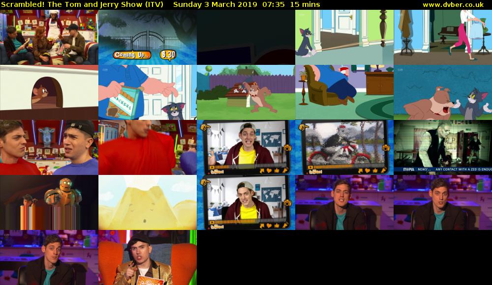 Scrambled! The Tom and Jerry Show (ITV) Sunday 3 March 2019 07:35 - 07:50