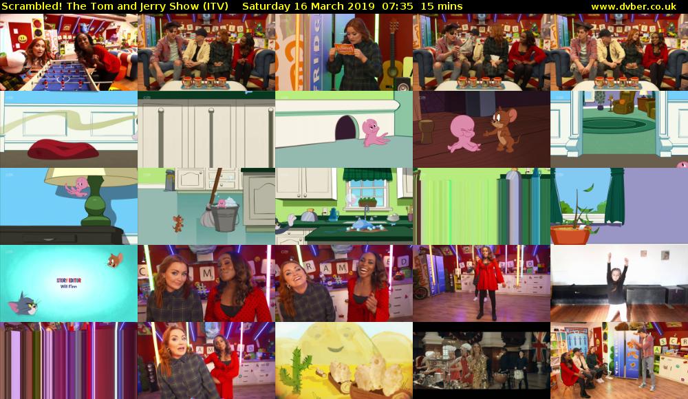 Scrambled! The Tom and Jerry Show (ITV) Saturday 16 March 2019 07:35 - 07:50