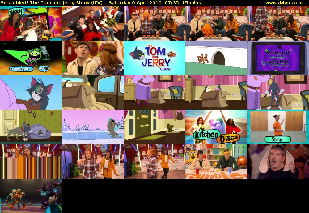 Scrambled! The Tom and Jerry Show (ITV) Saturday 6 April 2019 07:35 - 07:50