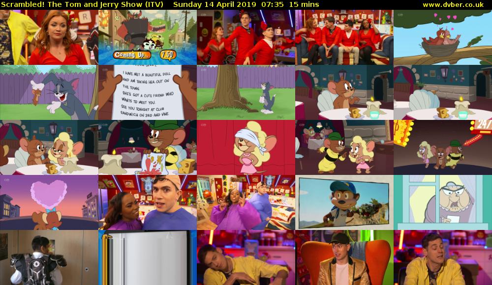 Scrambled! The Tom and Jerry Show (ITV) Sunday 14 April 2019 07:35 - 07:50