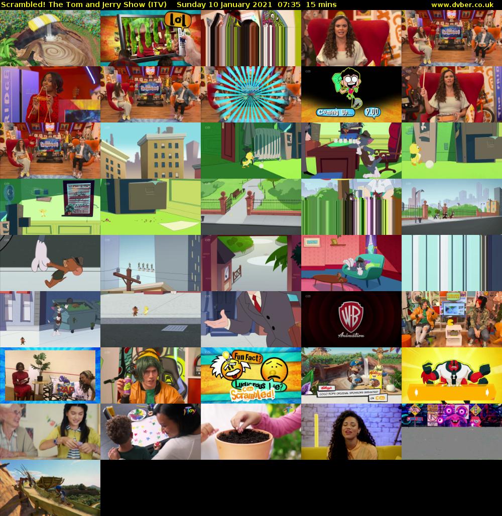 Scrambled! The Tom and Jerry Show (ITV) Sunday 10 January 2021 07:35 - 07:50