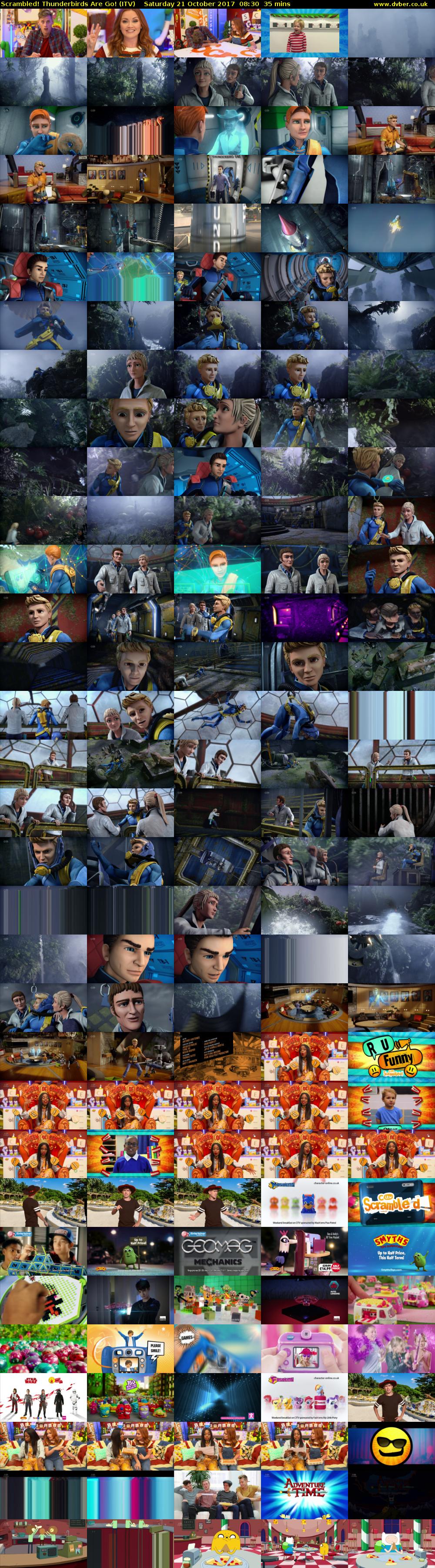 Scrambled! Thunderbirds Are Go! (ITV) Saturday 21 October 2017 08:30 - 09:05