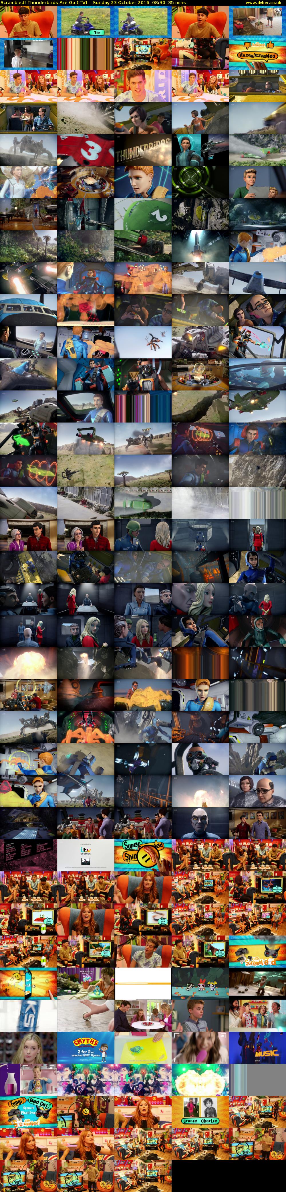 Scrambled! Thunderbirds Are Go (ITV) Sunday 23 October 2016 08:30 - 09:05
