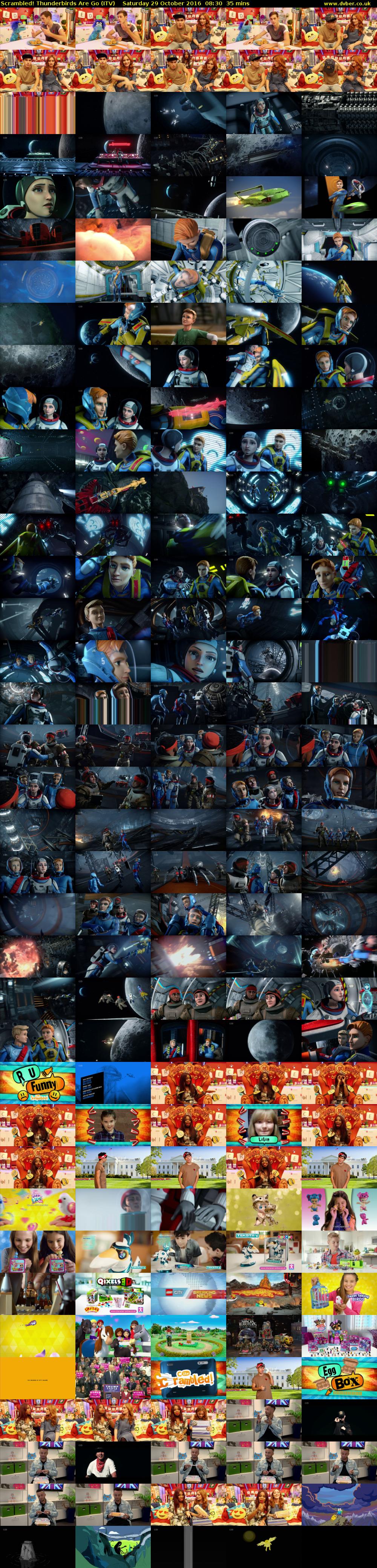 Scrambled! Thunderbirds Are Go (ITV) Saturday 29 October 2016 08:30 - 09:05