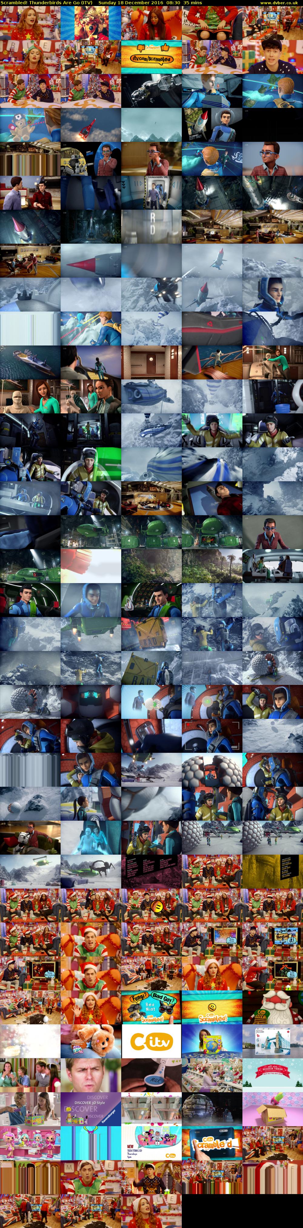 Scrambled! Thunderbirds Are Go (ITV) Sunday 18 December 2016 08:30 - 09:05