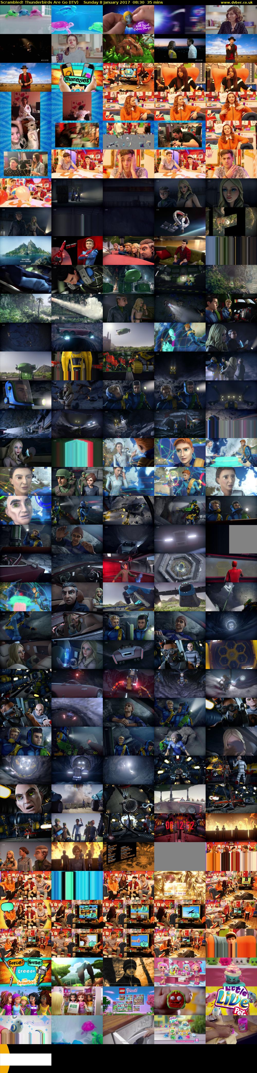 Scrambled! Thunderbirds Are Go (ITV) Sunday 8 January 2017 08:30 - 09:05