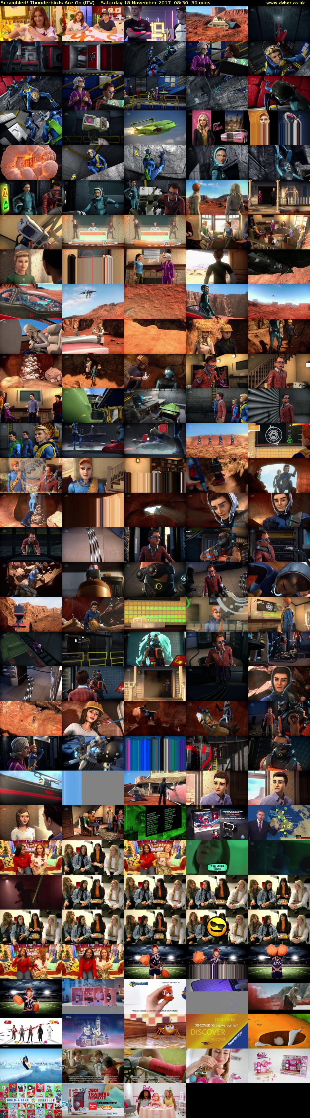 Scrambled! Thunderbirds Are Go (ITV) Saturday 18 November 2017 08:30 - 09:00