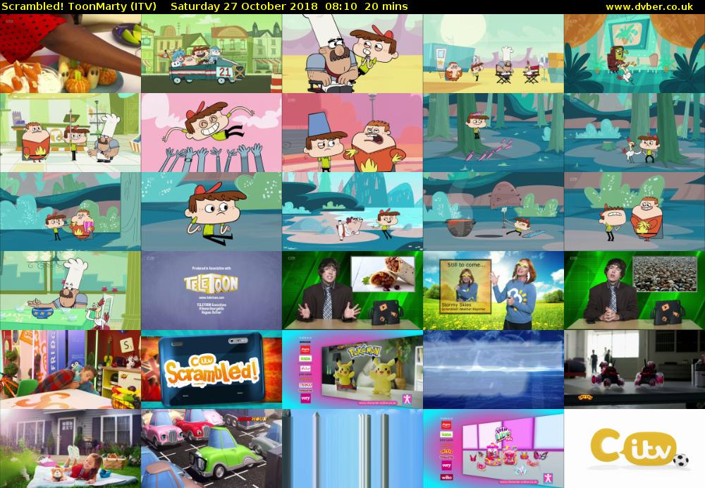 Scrambled! ToonMarty (ITV) Saturday 27 October 2018 08:10 - 08:30