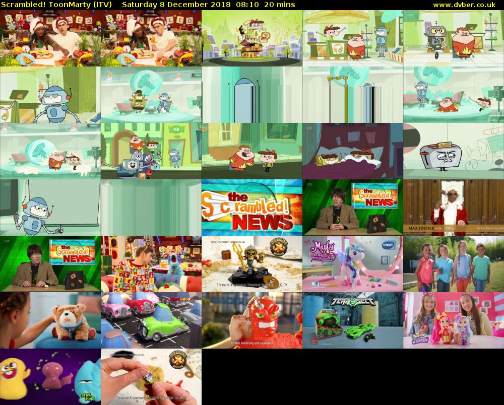 Scrambled! ToonMarty (ITV) Saturday 8 December 2018 08:10 - 08:30