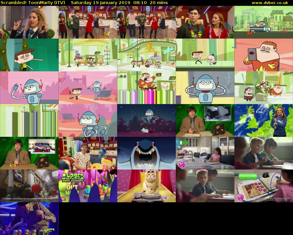 Scrambled! ToonMarty (ITV) Saturday 19 January 2019 08:10 - 08:30