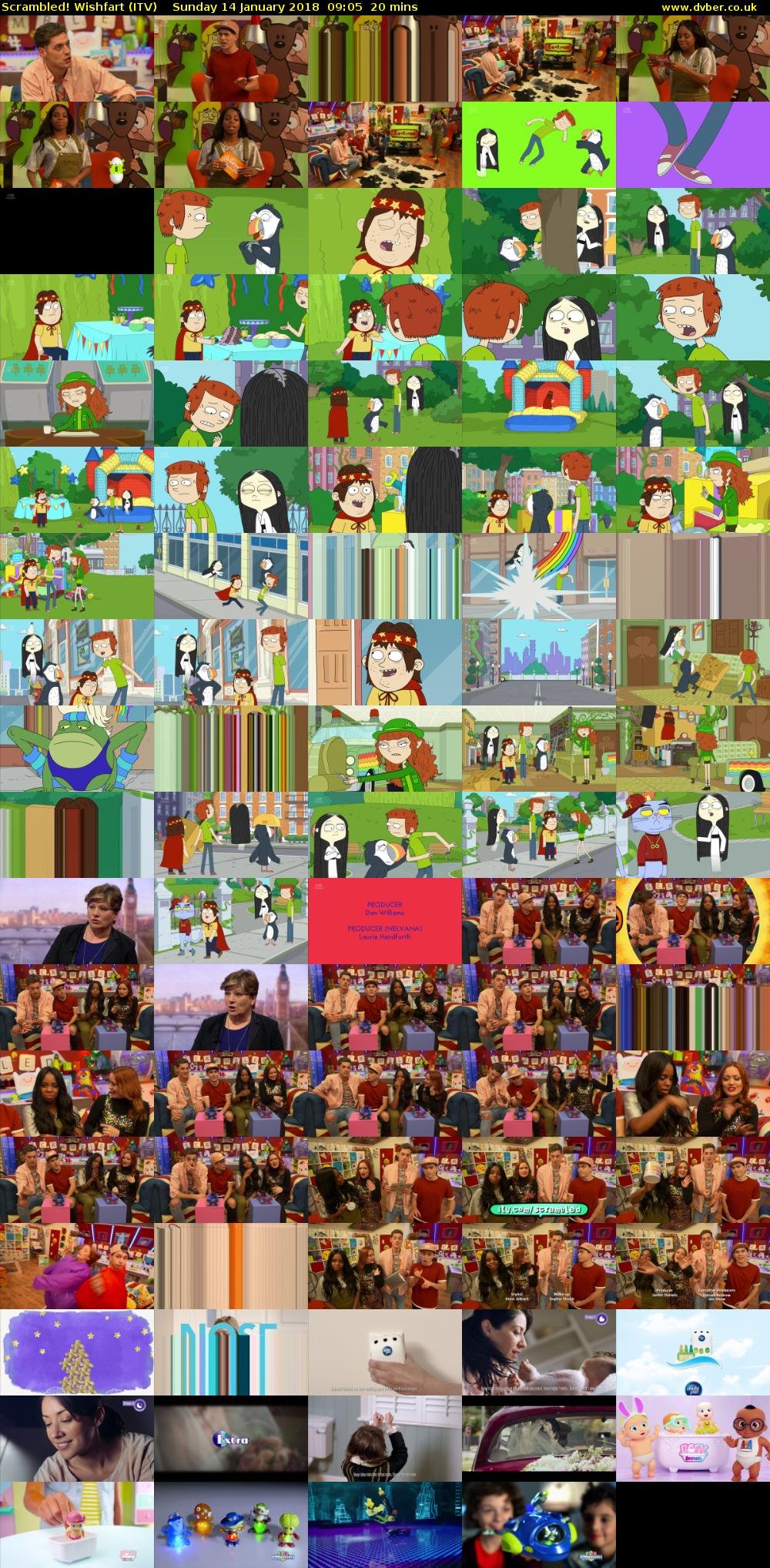 Scrambled! Wishfart (ITV) Sunday 14 January 2018 09:05 - 09:25