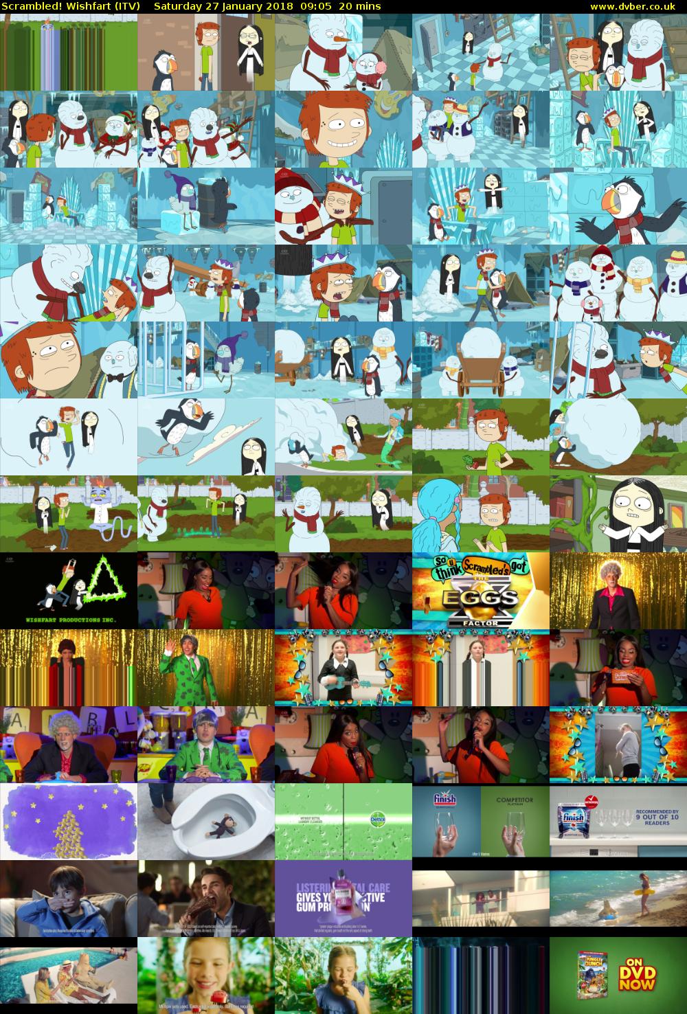 Scrambled! Wishfart (ITV) Saturday 27 January 2018 09:05 - 09:25