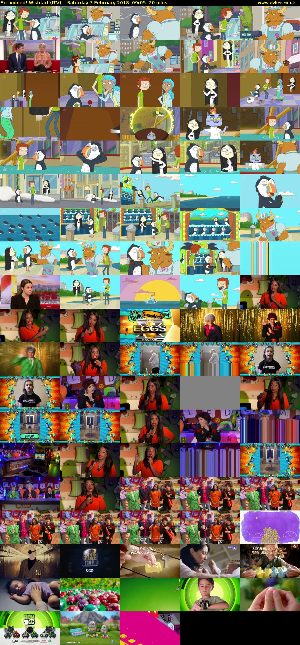 Scrambled! Wishfart (ITV) Saturday 3 February 2018 09:05 - 09:25