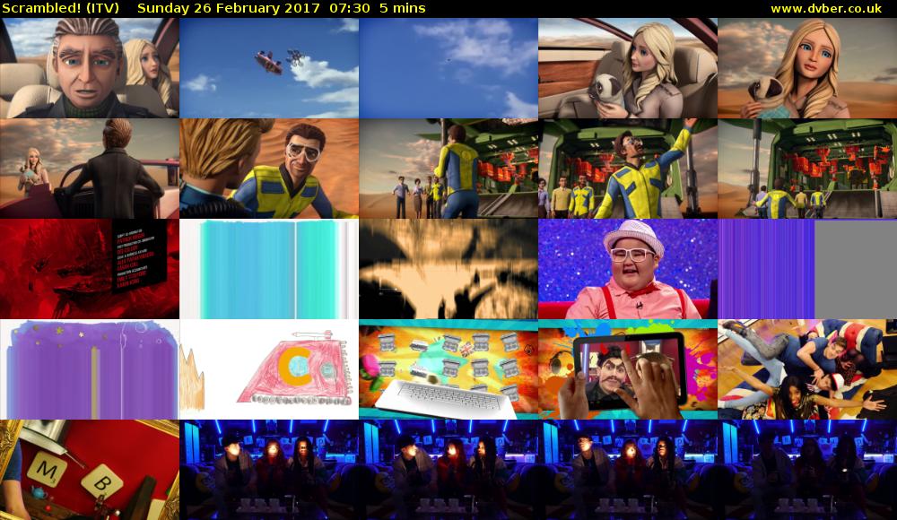 Scrambled! (ITV) Sunday 26 February 2017 07:30 - 07:35
