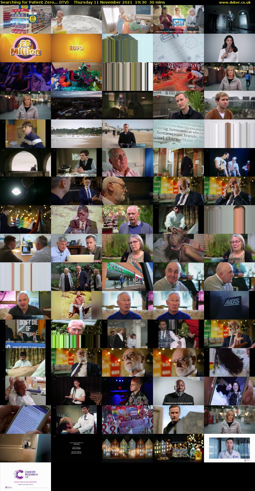 Searching for Patient Zero... (ITV) Thursday 11 November 2021 19:30 - 20:00