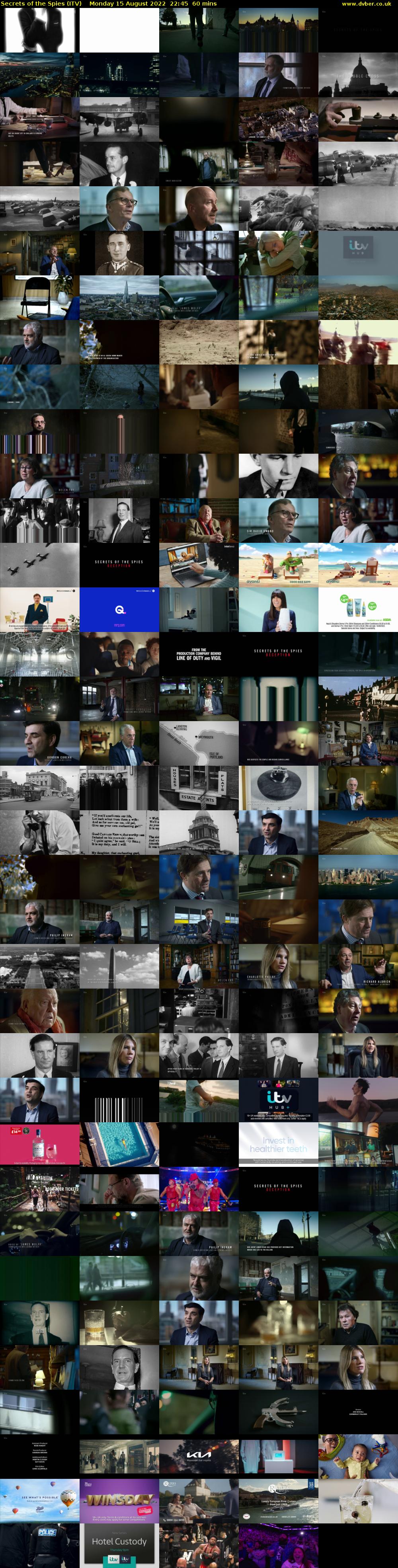 Secrets of the Spies (ITV) Monday 15 August 2022 22:45 - 23:45