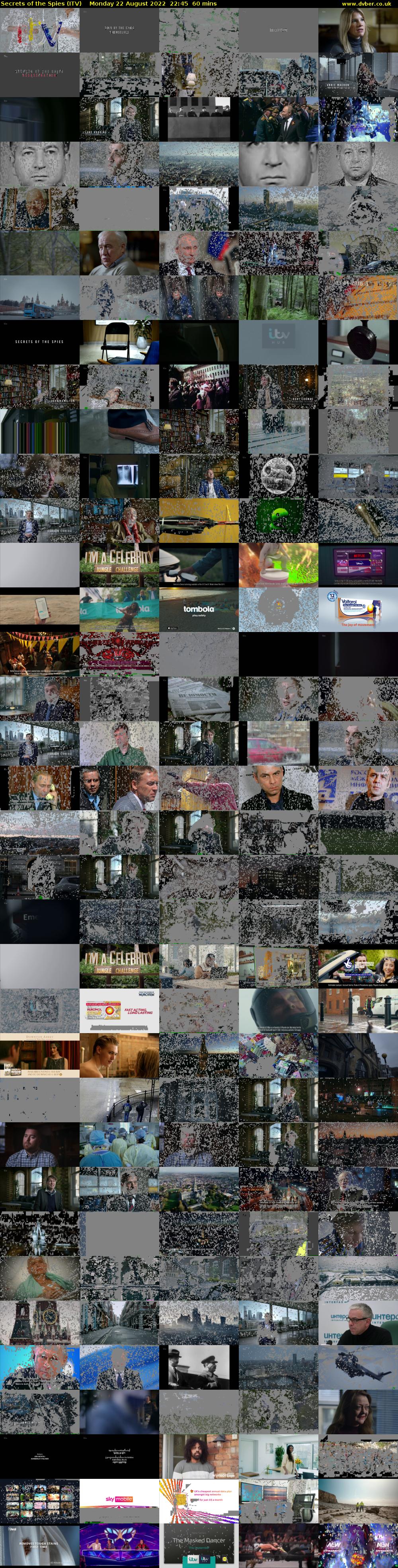 Secrets of the Spies (ITV) Monday 22 August 2022 22:45 - 23:45