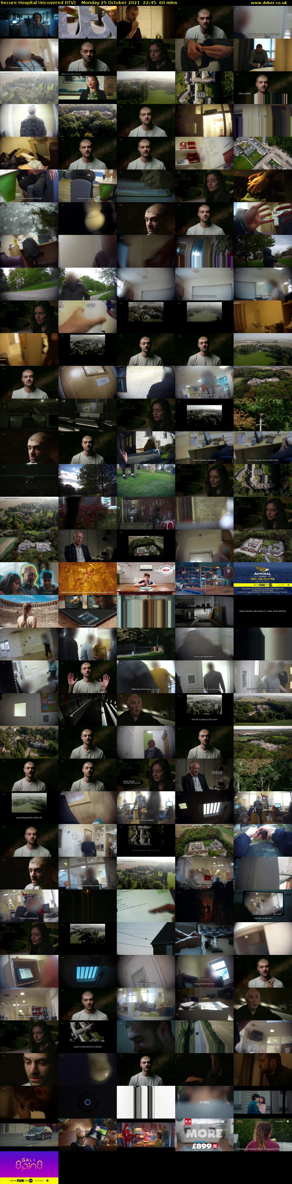 Secure Hospital Uncovered (ITV) Monday 25 October 2021 22:45 - 23:45