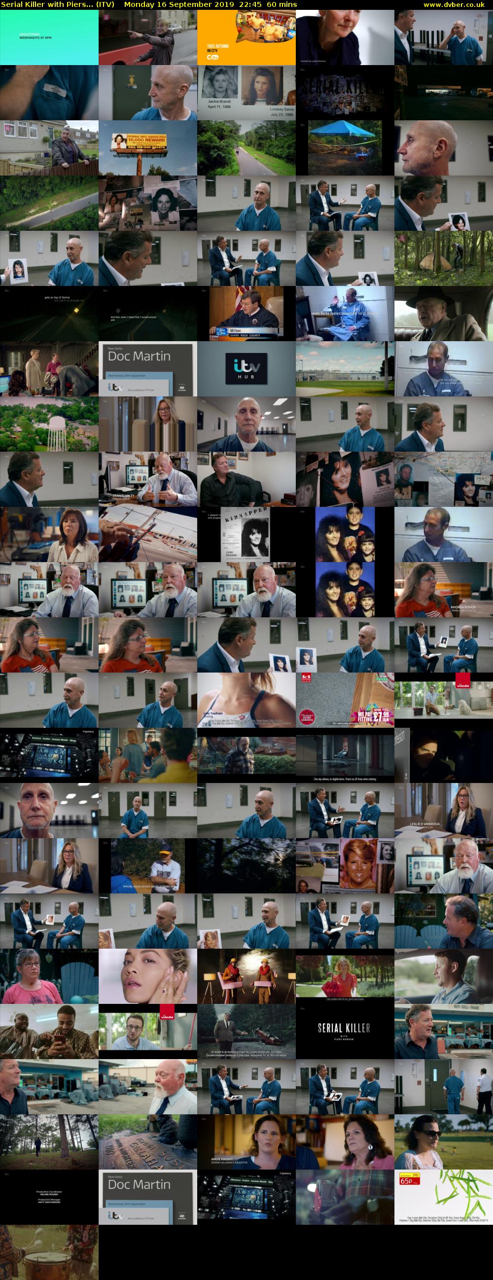 Serial Killer with Piers... (ITV) Monday 16 September 2019 22:45 - 23:45
