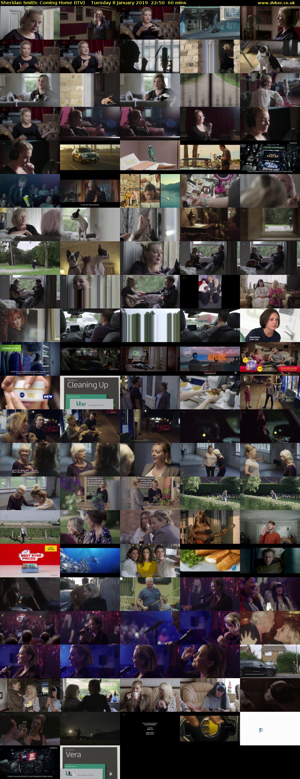 Sheridan Smith: Coming Home (ITV) Tuesday 8 January 2019 22:50 - 23:50