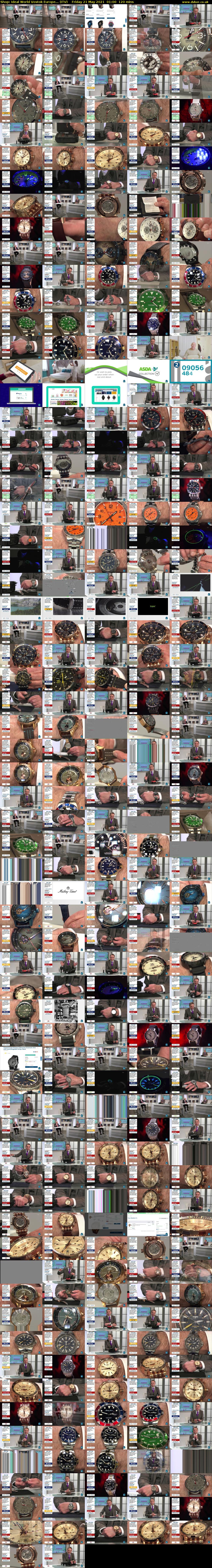 Shop: Ideal World Vostok Europe... (ITV) Friday 21 May 2021 01:00 - 03:00
