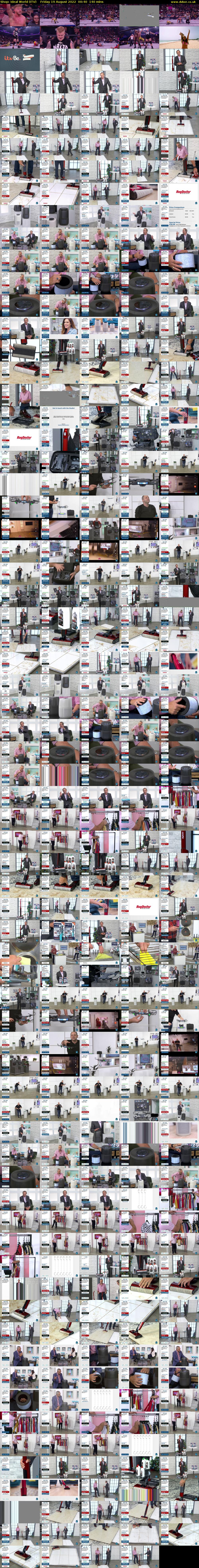 Shop: Ideal World (ITV) Friday 19 August 2022 00:40 - 03:00