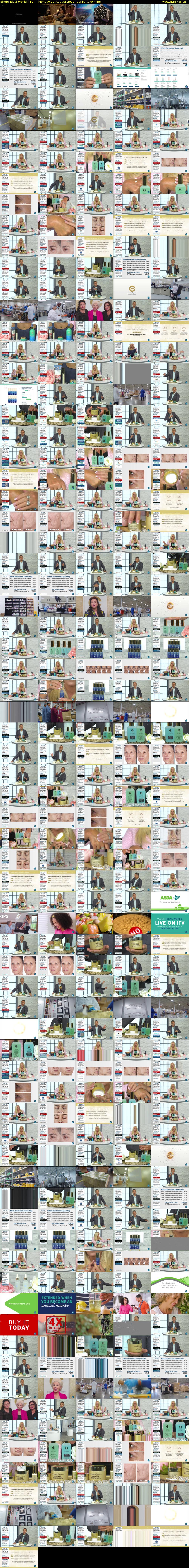 Shop: Ideal World (ITV) Monday 22 August 2022 00:10 - 03:00