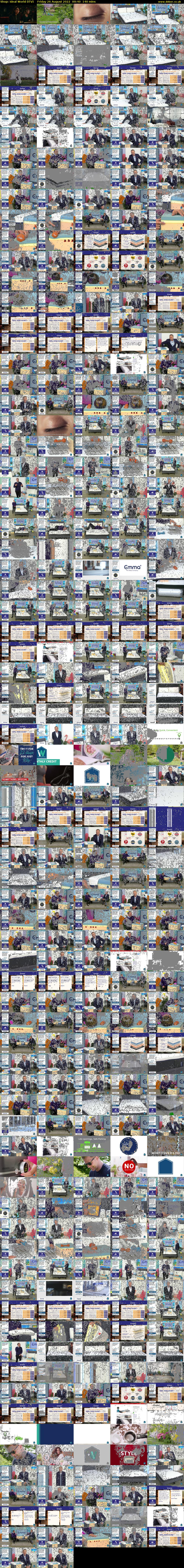 Shop: Ideal World (ITV) Friday 26 August 2022 00:40 - 03:00