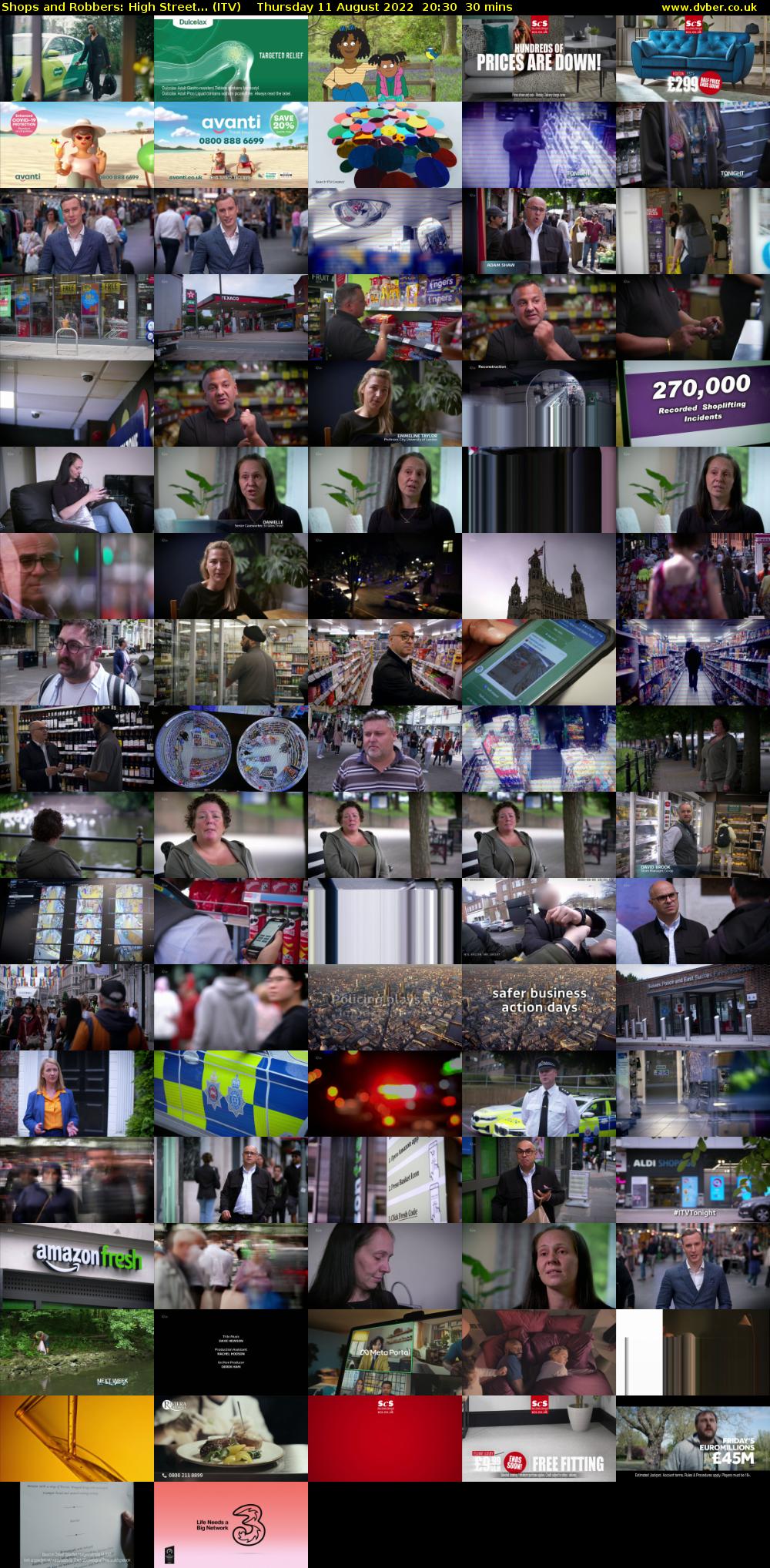 Shops and Robbers: High Street... (ITV) Thursday 11 August 2022 20:30 - 21:00