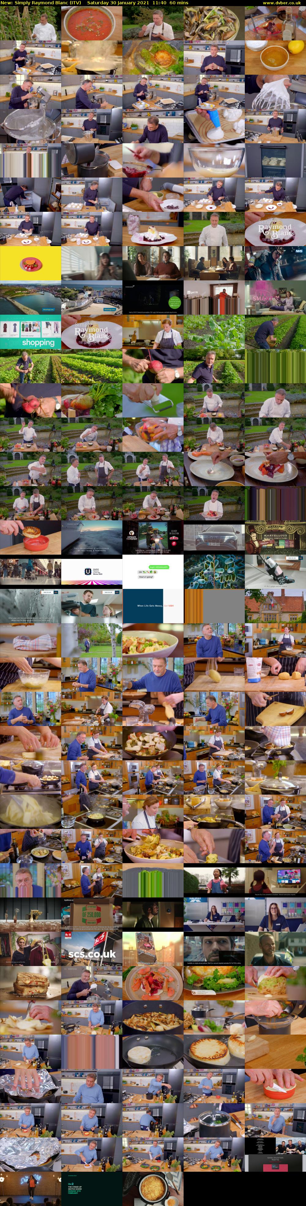 Simply Raymond Blanc (ITV) Saturday 30 January 2021 11:40 - 12:40