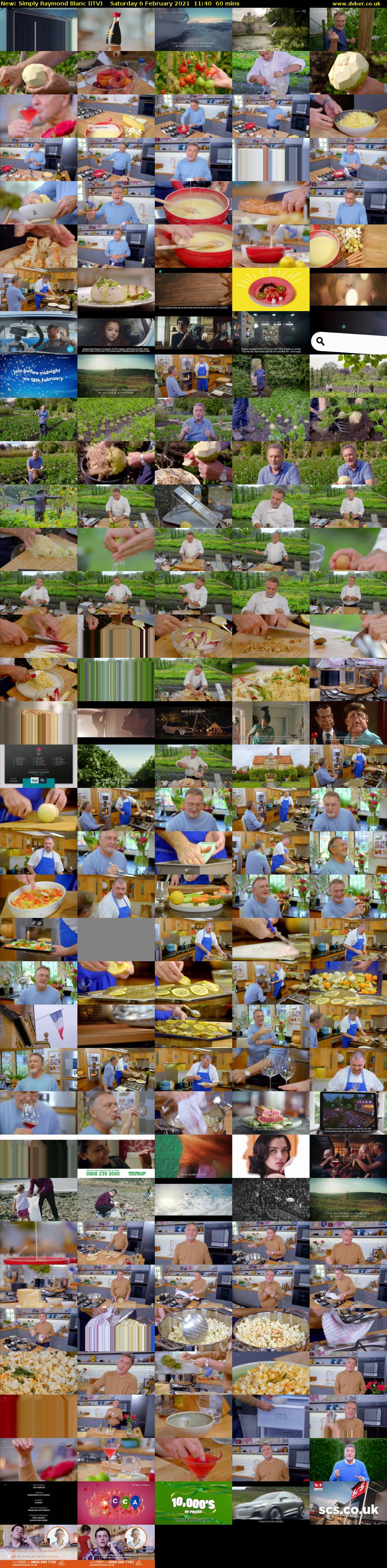 Simply Raymond Blanc (ITV) Saturday 6 February 2021 11:40 - 12:40