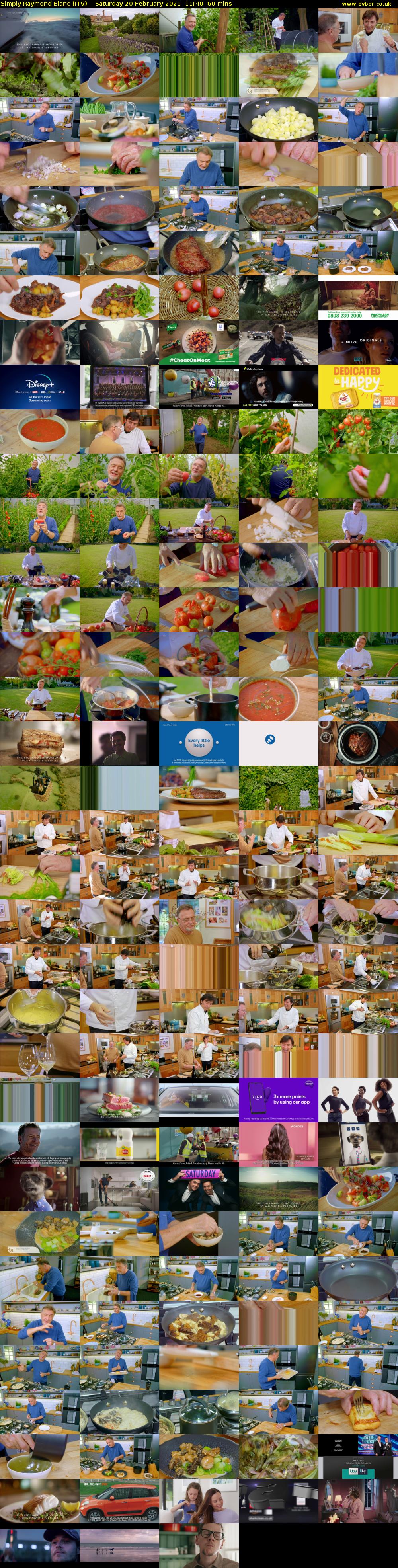 Simply Raymond Blanc (ITV) Saturday 20 February 2021 11:40 - 12:40