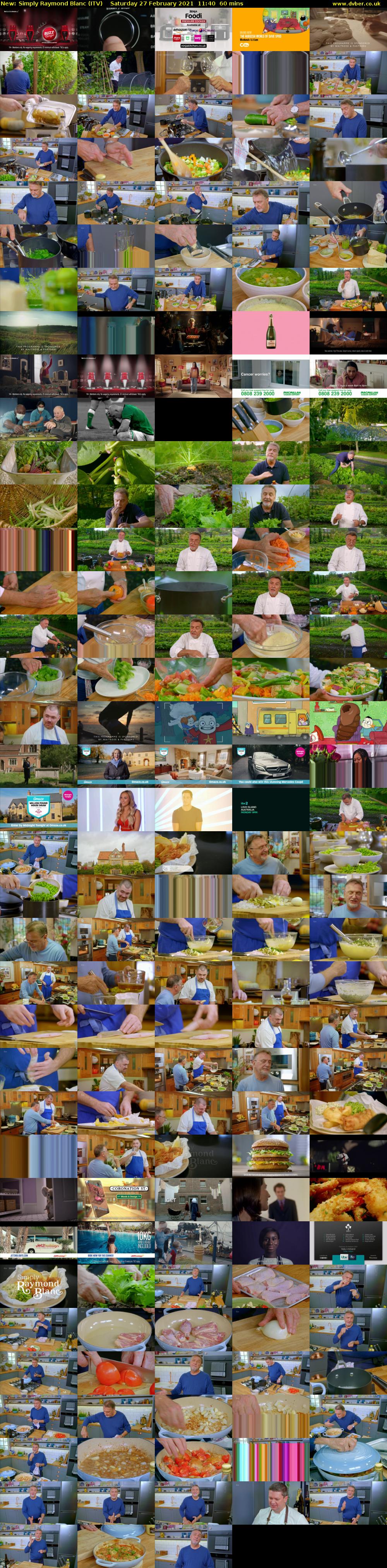 Simply Raymond Blanc (ITV) Saturday 27 February 2021 11:40 - 12:40