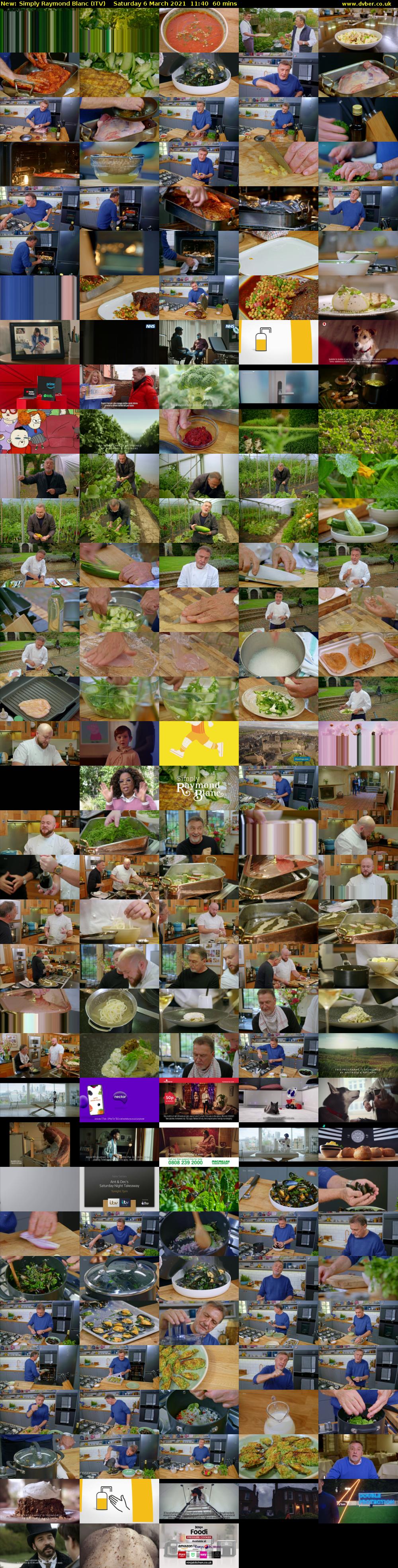 Simply Raymond Blanc (ITV) Saturday 6 March 2021 11:40 - 12:40