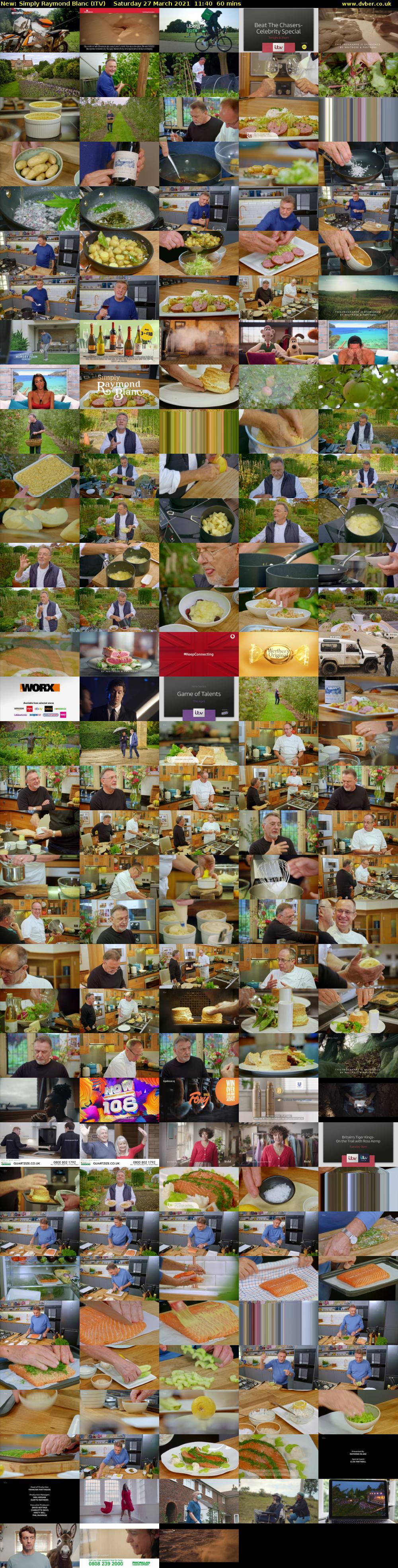 Simply Raymond Blanc (ITV) Saturday 27 March 2021 11:40 - 12:40