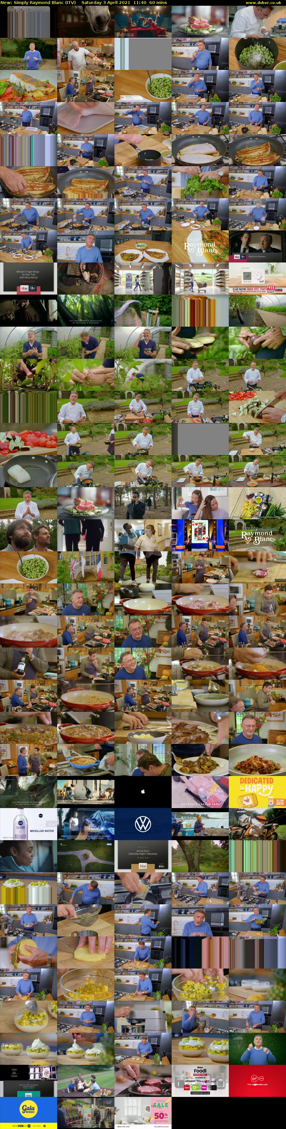Simply Raymond Blanc (ITV) Saturday 3 April 2021 11:40 - 12:40