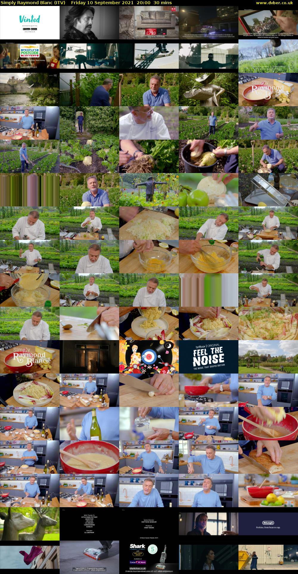 Simply Raymond Blanc (ITV) Friday 10 September 2021 20:00 - 20:30