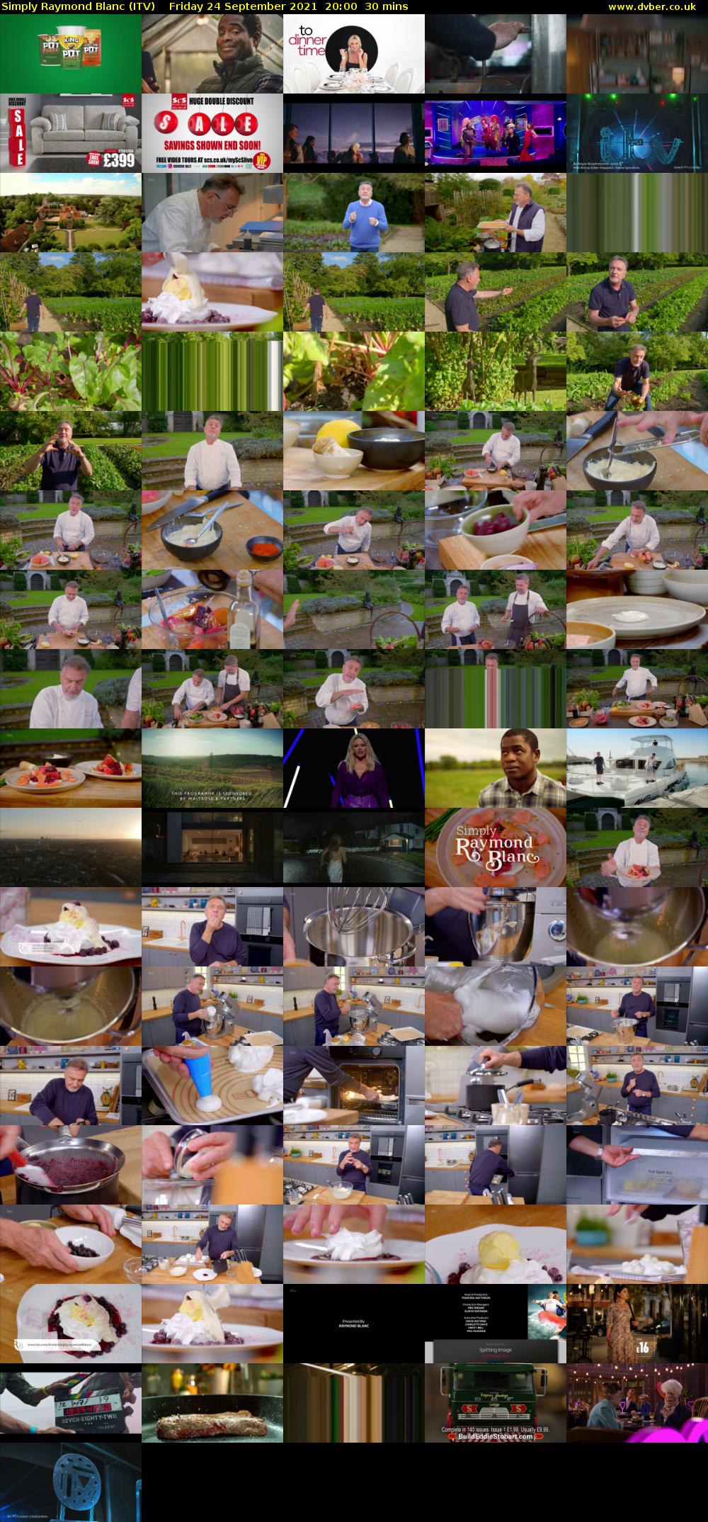 Simply Raymond Blanc (ITV) Friday 24 September 2021 20:00 - 20:30