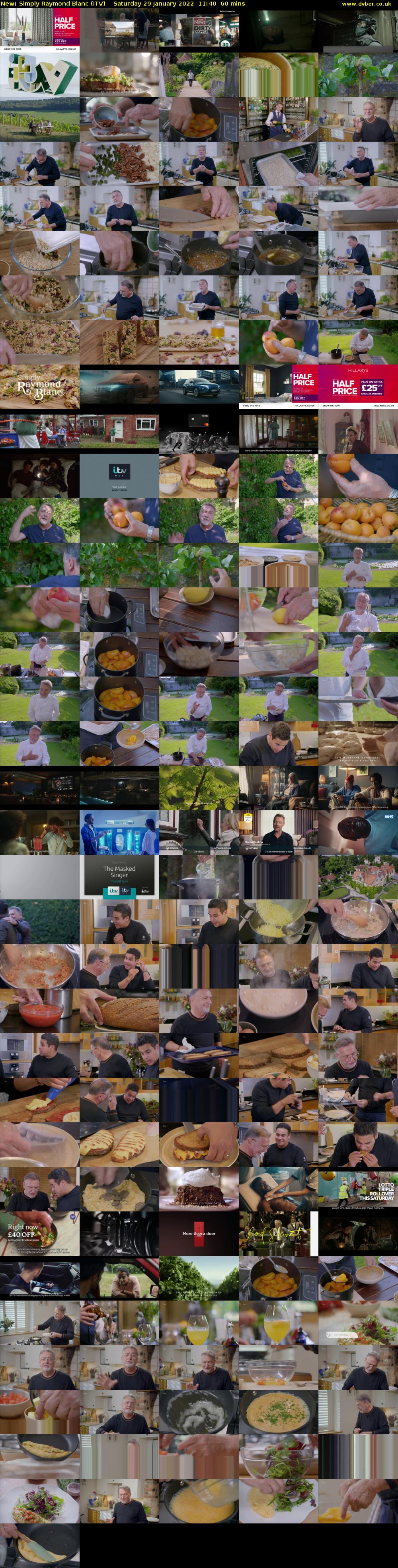 Simply Raymond Blanc (ITV) Saturday 29 January 2022 11:40 - 12:40