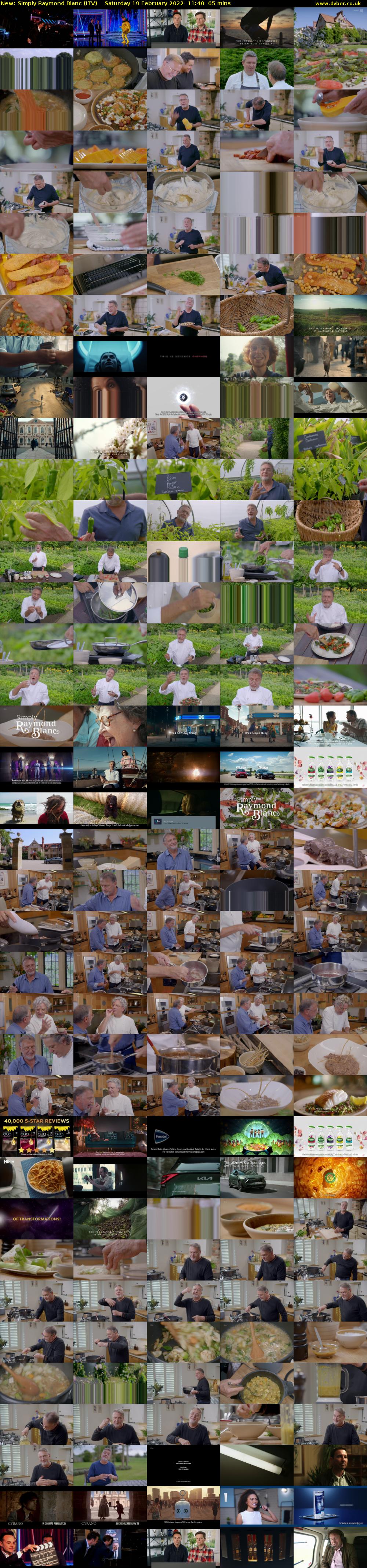 Simply Raymond Blanc (ITV) Saturday 19 February 2022 11:40 - 12:45