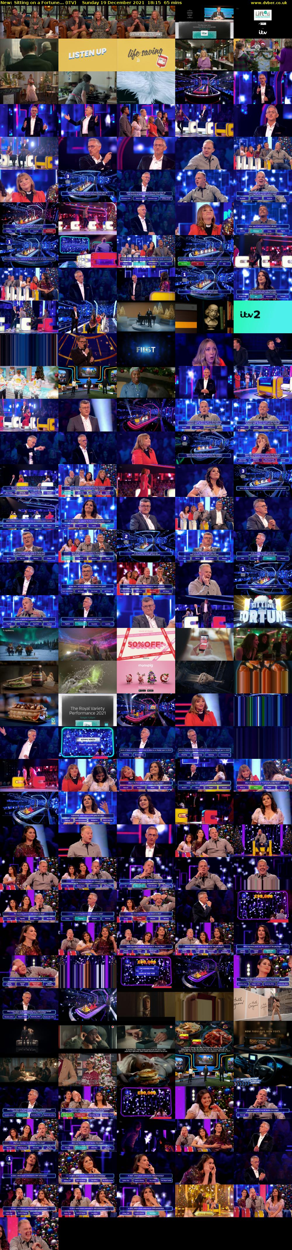Sitting on a Fortune... (ITV) Sunday 19 December 2021 18:15 - 19:20