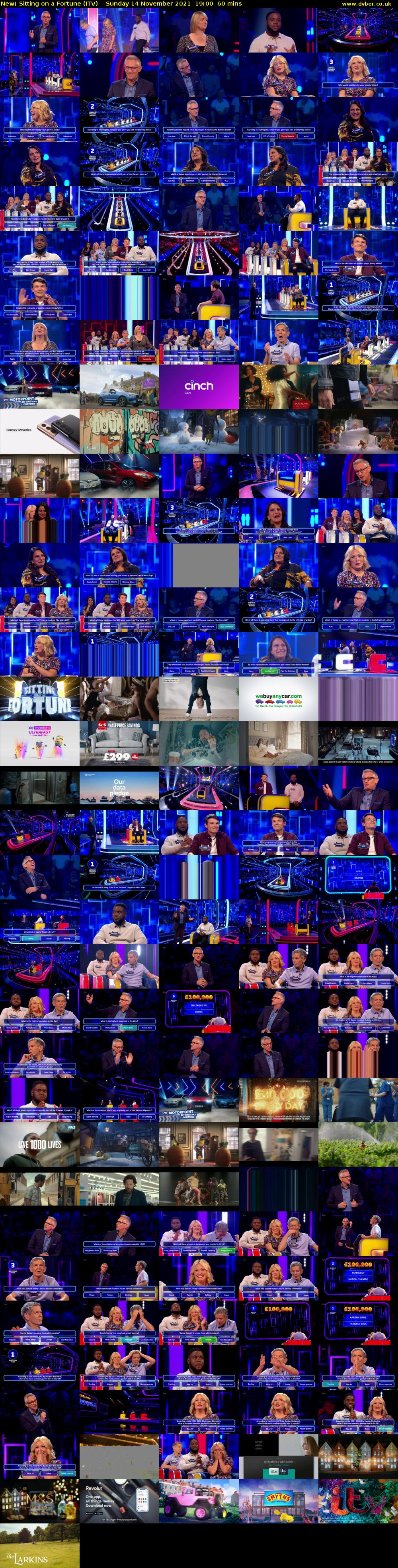 Sitting on a Fortune (ITV) Sunday 14 November 2021 19:00 - 20:00