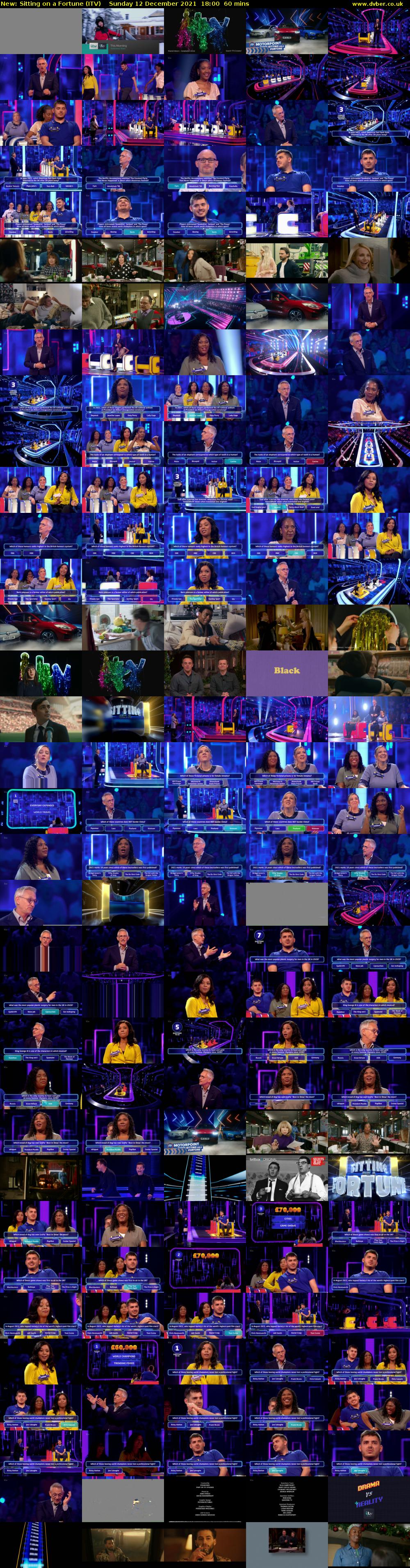 Sitting on a Fortune (ITV) Sunday 12 December 2021 18:00 - 19:00