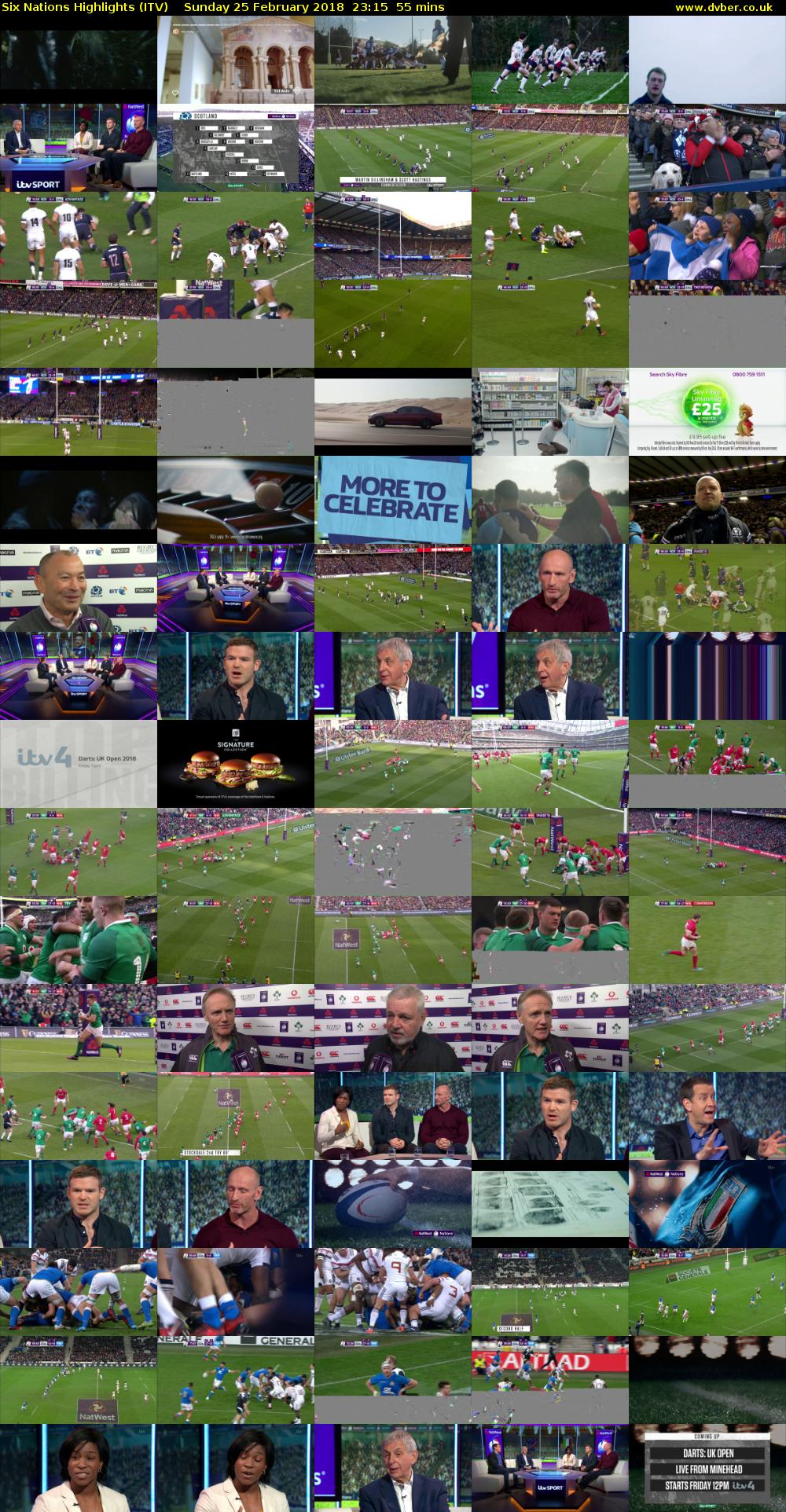 Six Nations Highlights (ITV) Sunday 25 February 2018 23:15 - 00:10