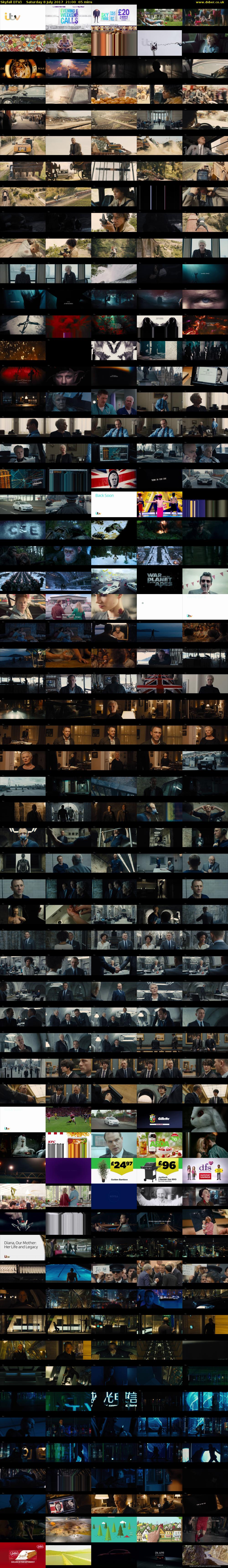 Skyfall (ITV) Saturday 8 July 2017 21:00 - 22:05