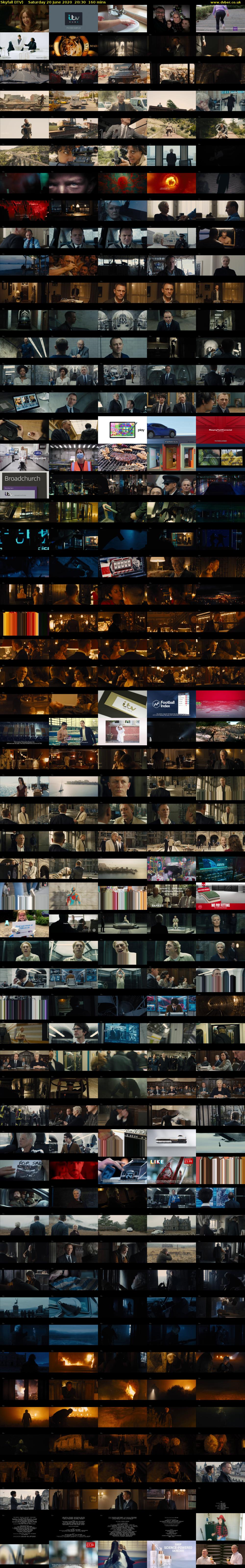 Skyfall (ITV) Saturday 20 June 2020 20:30 - 23:10